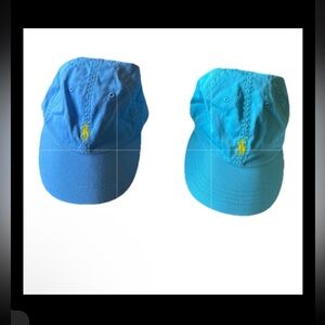 Polo Ralph Lauren Baseball Hat One Size Leather Adjustable Strap Back BUNDLE 2